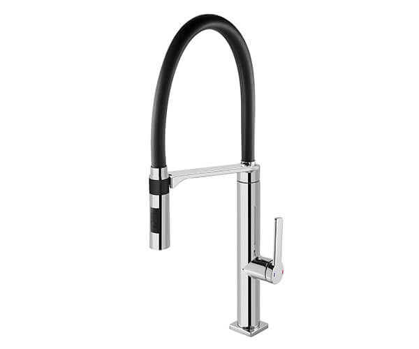 DOCOL DOC COCINA MONOMANDO CROMO NEGRO 2 JET