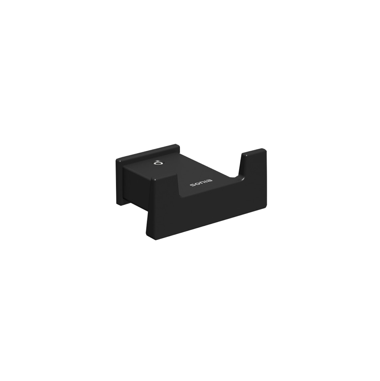 SONIA S CUBE PERCHA DOBLE NEGRO