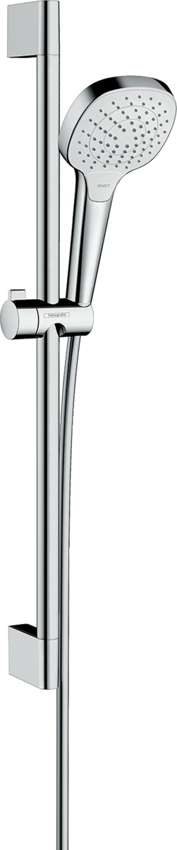 HANSGROHE CROMA SELECT E VARIO/BARRA 650 MM/ ISIFLEX 1600 MM  BLANCO CROMO