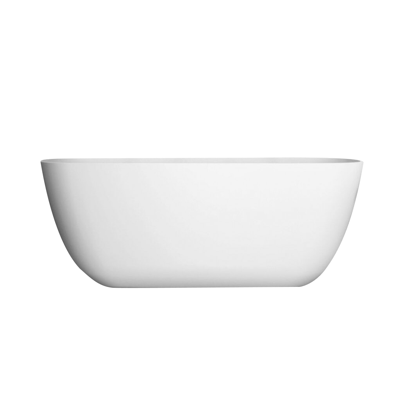 SABBIA BAHIA  BLANCO MATE BAÑERA EXENTA CON VALVULA CROMO 1620 X 730 MM