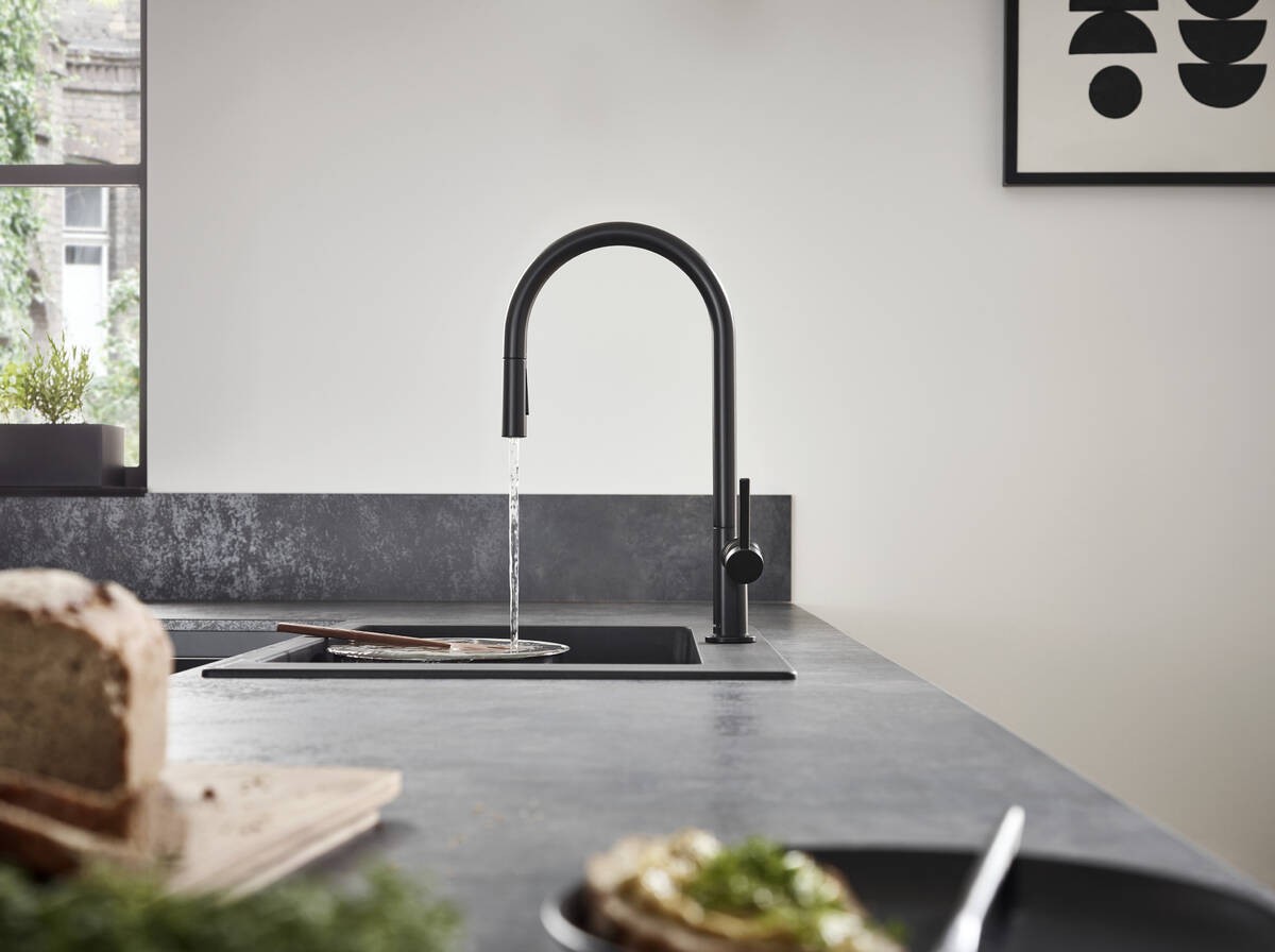 HANSGROHE SINKS\tNEGRO CONCRETE GREY 770 X 510 MM PILETA