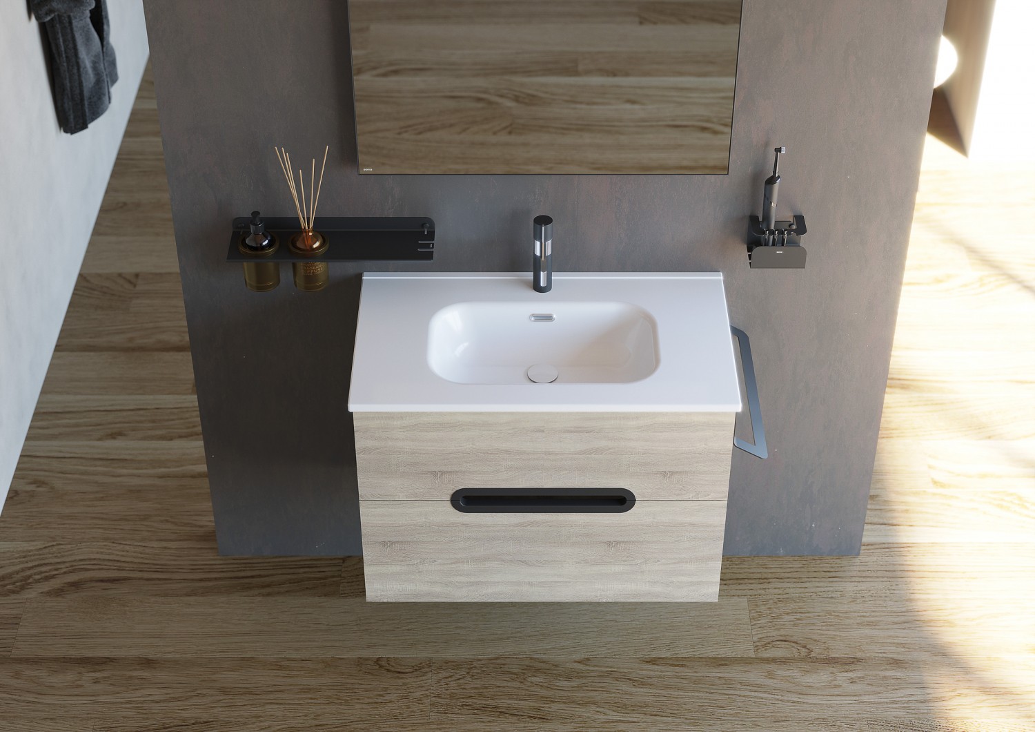 SONIA CODE/BOLD/PLAY LAVABO 80CM 1P BLANCO