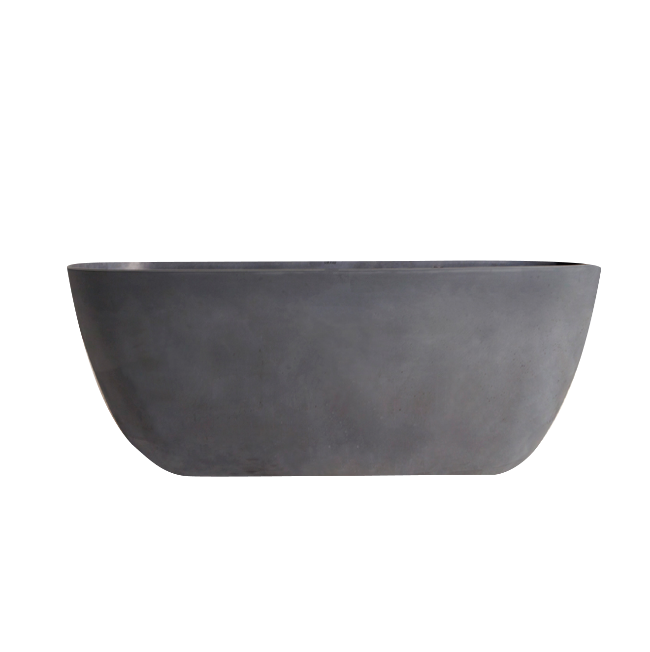 SABBIA BAHIA CINZA MATE BAÑERA EXENTA CON VALVULA CROMO 1620 X 730 MM