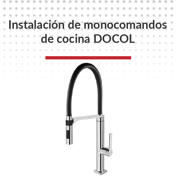 Instalación monomandos de cocina DOCOL