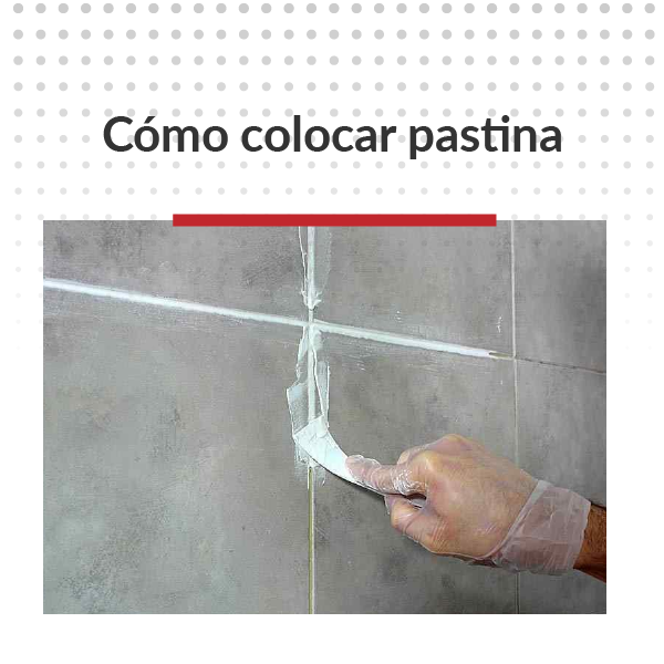 Cómo colocar pastina