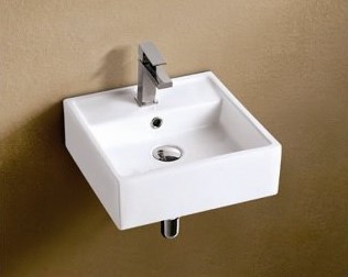 KLIPEN 39X39-KAIROS WALL HUNG BASIN BLANCA