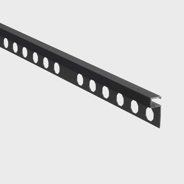 EMAC NOVOLISTEL 3 ALUM 10X10X2500 MM NEGRO MATE