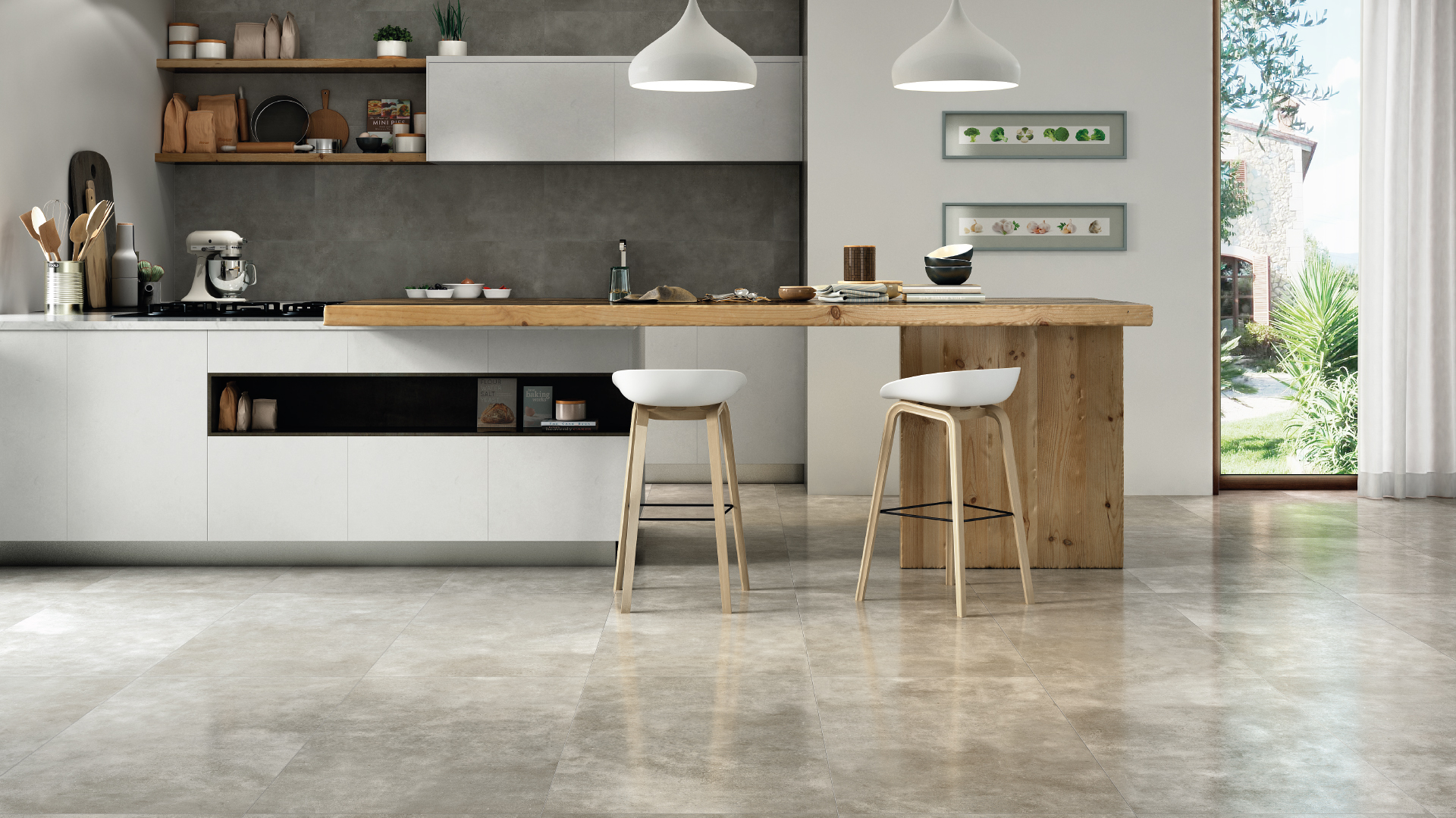 TODAGRES CONCRETE BLANCO 60X120 7.5MM NAT