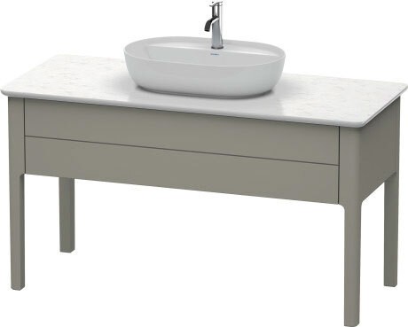 DURAVIT LUV TAUPE SATEN  MUEBLE DE PIE 1338 X 570 MM 1 CAJON