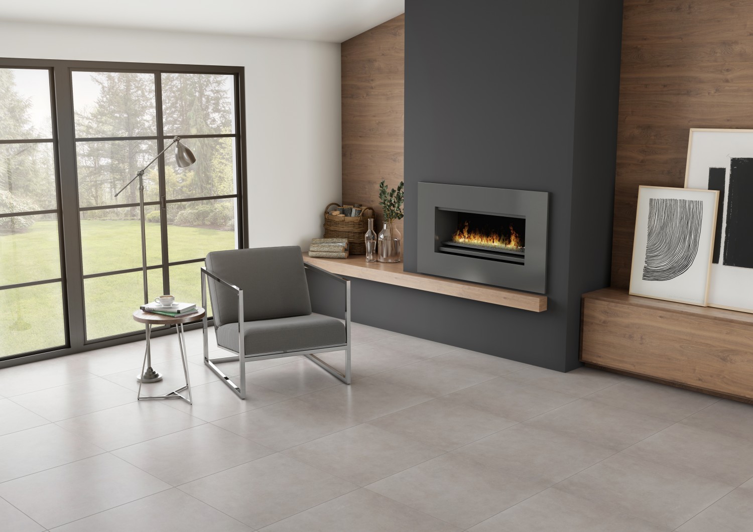 KLIPEN ELEMENT GRIS 60X60 NAT RECTIFICADO