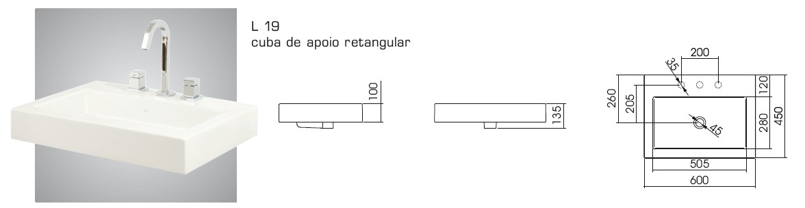 DECA L19 BLANCO BACHA APOYO